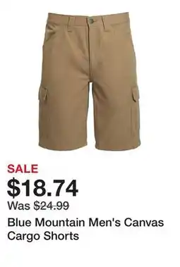 Tractor Supply Company Blue Mountain Men's Canvas Cargo Shorts offer