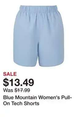 Tractor Supply Company Blue Mountain Women's Pull-On Tech Shorts offer