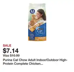 Tractor Supply Company Purina Cat Chow Adult Indoor/Outdoor High-Protein Complete Chicken Recipe Dry Cat Food offer
