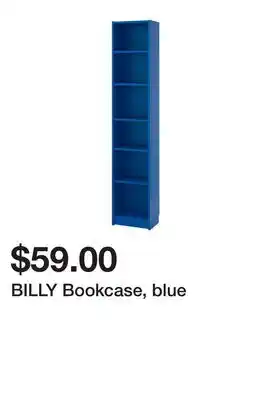 Ikea BILLY Bookcase, blue offer