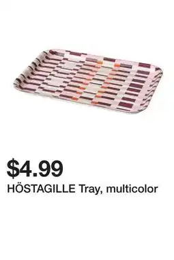 Ikea HĂ–STAGILLE Tray, multicolor offer