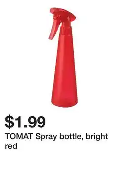 Ikea TOMAT Spray bottle, bright red offer