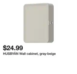 Ikea HUSBYĂ…N Wall cabinet, gray-beige offer