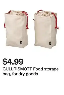 Ikea GULLRISMOTT Food storage bag, for dry goods offer
