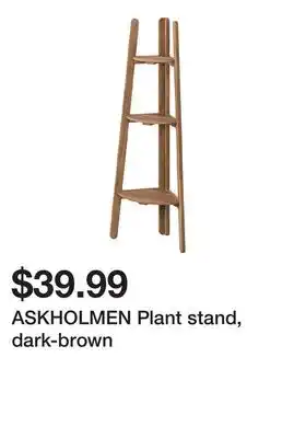 Ikea ASKHOLMEN Plant stand, dark-brown offer