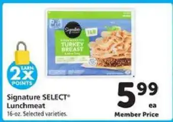 Safeway Signature SELECT Lunchmeat offer