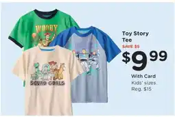 Kroger Toy Story Tee offer