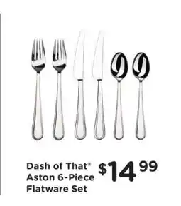 Kroger Dash of That Aston Flatware Set offer