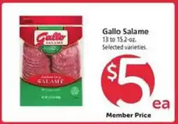 Safeway Gallo Salame offer