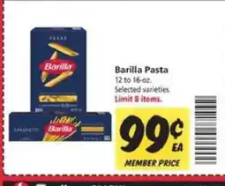 Safeway Barilla Pasta offer
