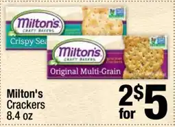 Super King Markets Milton's Crackers offer