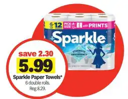 Meijer Sparkle Paper Towels offer