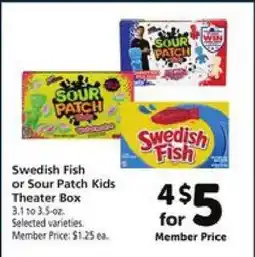 Safeway Swedish Fish or Sour Patch Kids Theater box offer