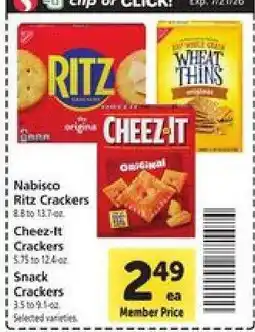 Safeway Snack Crackers offer