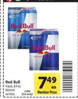 Safeway Red Bull offer