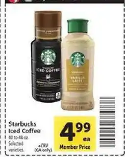 Safeway Starbucks Iced Coffee offer