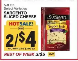 Food Lion Sargento Sliced Cheese offer
