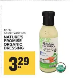 Food Lion Nature's Promise Organic Dressing offer