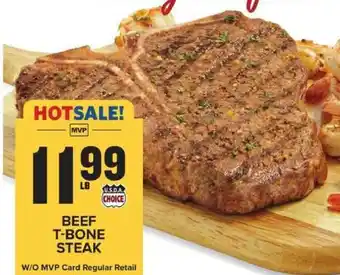 Food Lion Beef T-Bone Steak offer