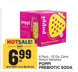 Food Lion Poppi Prebiotic Soda offer
