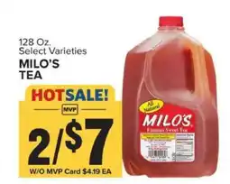 Food Lion Milo's Tea offer
