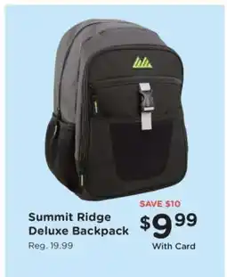 Kroger Summit Ridge Deluxe Backpack offer
