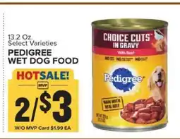 Food Lion Pedigree Wet Dog Food offer