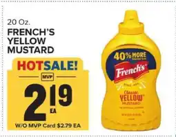 Food Lion French's Yellow Mustard offer