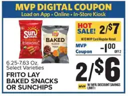 Food Lion FRITO LAY BAKED SNACKS OR SUNCHIPS offer