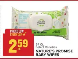 Food Lion NATURE'S PROMISE BABY WIPES offer
