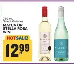 Food Lion MATUA OR STELLA ROSA WINE offer