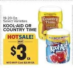Food Lion Kool Aid or Country Time offer