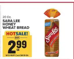 Food Lion Sara Lee Honey Wheat Bread offer