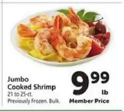 Safeway Jumbo Cooked Shrimp offer