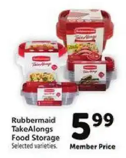 Safeway Rubbermaid TakeAlongs Food Storage offer