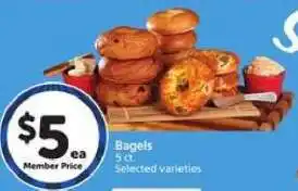 Albertsons Bagels offer