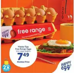 Safeway Happy Egg Free Range Eggs offer