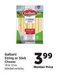Safeway Galbani String or Stick Cheese offer