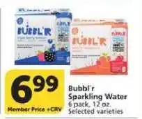 Albertsons Bubbl'r sparkling water offer