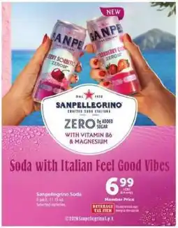 Safeway Sanpellegrino Soda offer