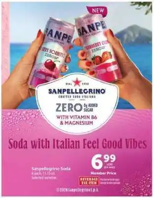 Safeway Sanpellegrino Soda offer