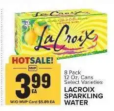 Food Lion LaCroix Sparkling Water offer