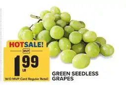 Food Lion Green Seedless Grapes offer