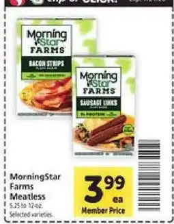 Safeway MorningStar Farms Meatless offer