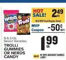Food Lion Trolli Gummies or Nerds Candy offer