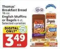 Albertsons Thomas' Breakfast Bread offer