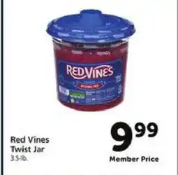 Safeway Red Vines Twist Jar offer