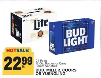 Food Lion Bud, Miller, Coors or Yuengling offer