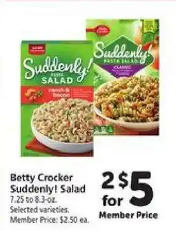 Safeway Betty Crocker Suddenly Salad offer