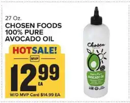 Food Lion CHOSEN FOODS 100% PURE AVOCADO OIL offer